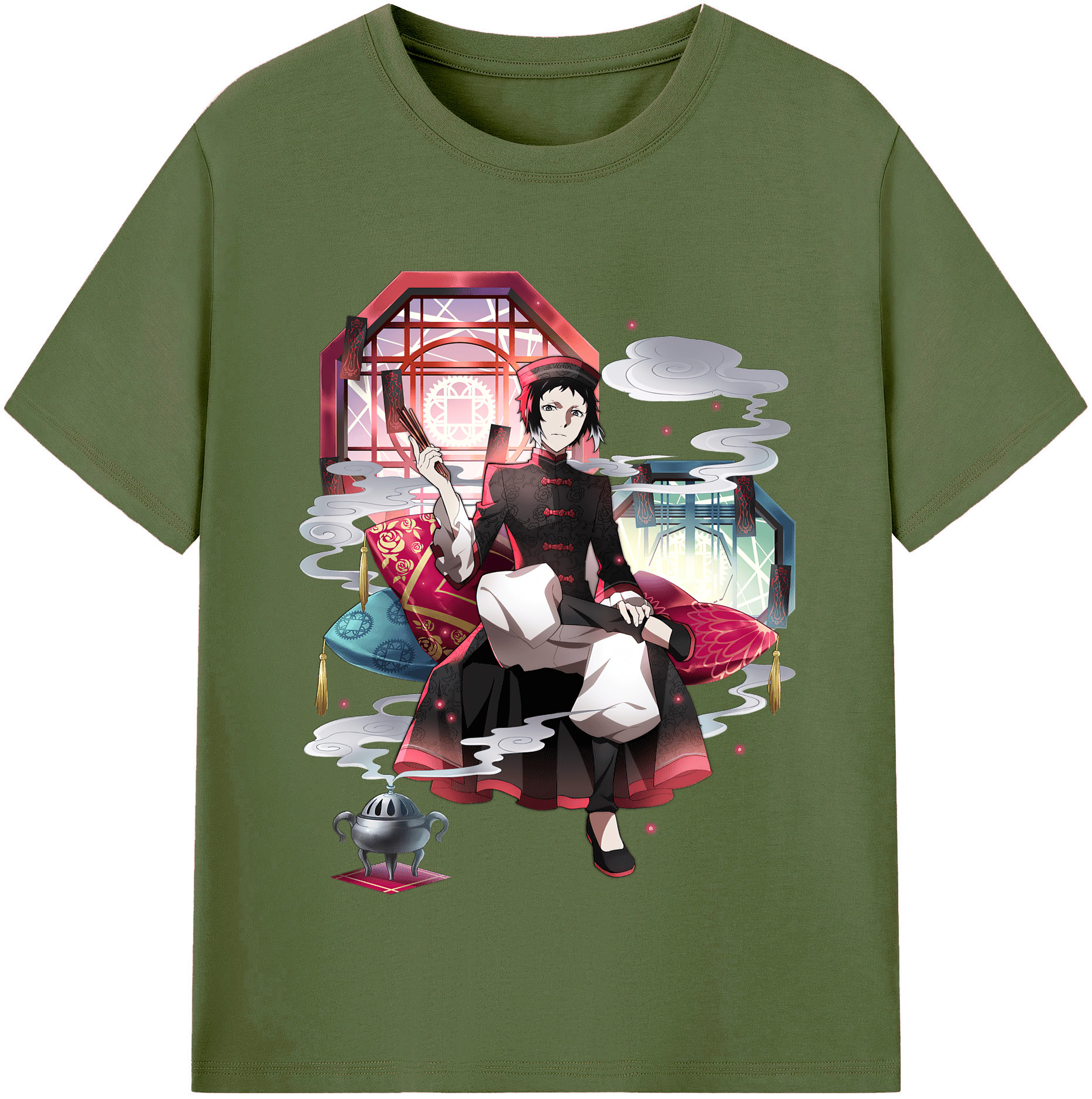 （画像用） 文豪ストレイドッグス Bungo Stray Dogs 綿100％半袖Tシャツ（フロントプリント）